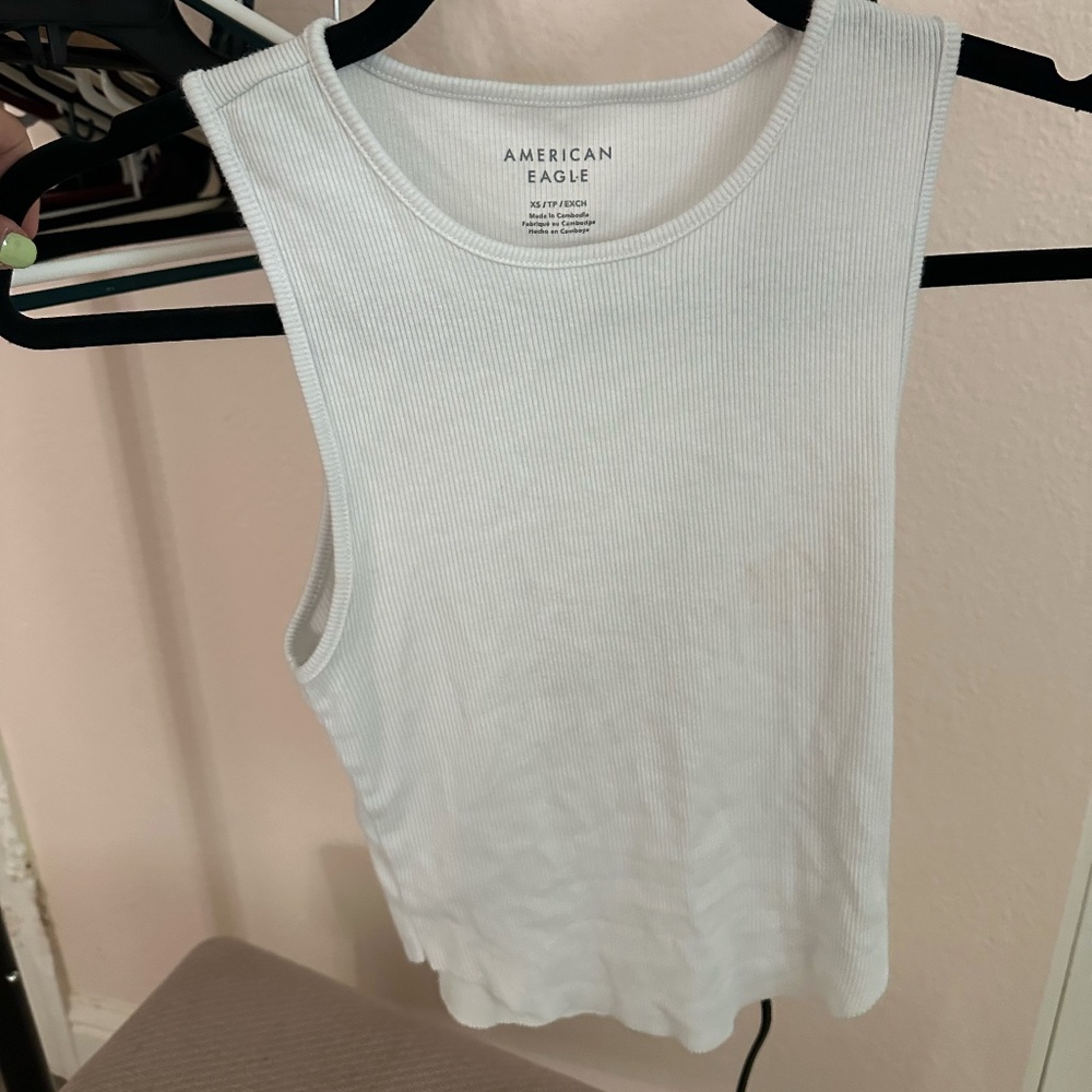 White tank top
